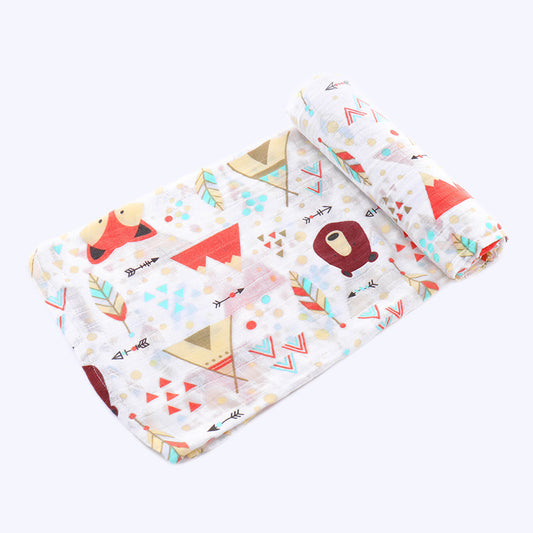 Soft Organic Bamboo Cotton Baby Blanket