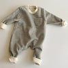 Striped Cotton Baby Jumpsuit