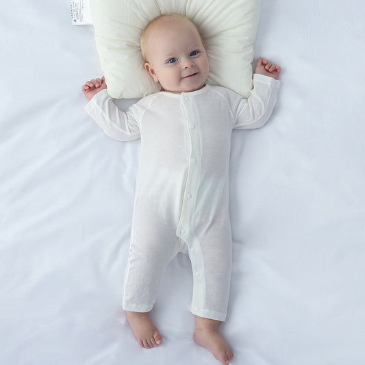 Bamboo Fiber Baby One Piece Pajamas