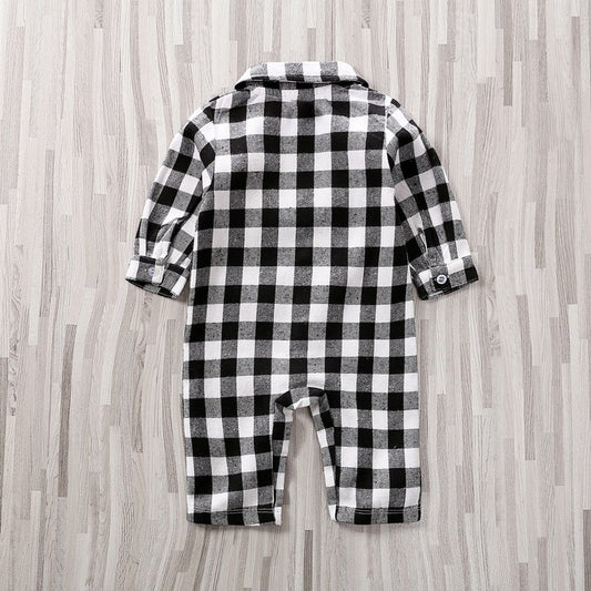 Classic Baby Plaid Flannel Onesie