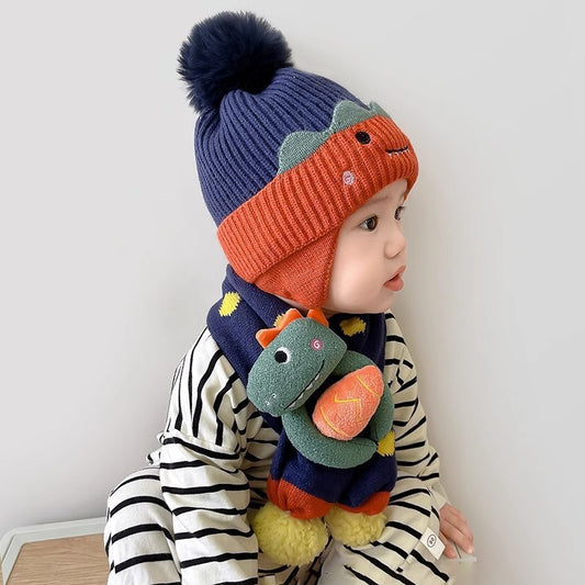 Children's Wool Hat & Scarf Set