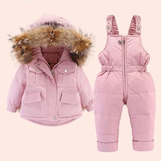 Children's Winter Jacket & Jumpsuit Set