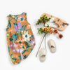 Flower Print Summer Baby Jumpsuit