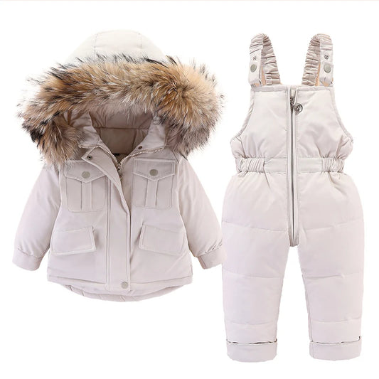 Children's Winter Jacket & Jumpsuit Set