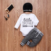 Little Brother 3Pcs Cotton Baby Outfit