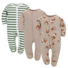 Baby Long Sleeve Footed Pajama Bundle