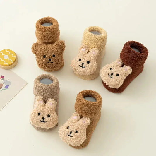 Baby Bear Thickened Cotton Non-slip Toddler Socks