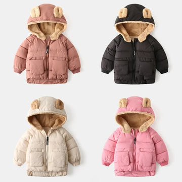 Toddler's Winter Hooded Parka