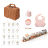 Wooden Toy Baby Tableware Box Set