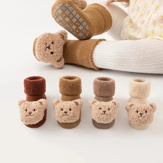 Baby Bear Thickened Cotton Non-slip Toddler Socks