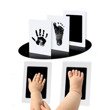 DIY Hand And Footprint Ink Pads Frame Souvenir Kit