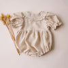 Plaid Baby Girl Cotton One-piece Summer Playsuit