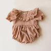 Plaid Baby Girl Cotton One-piece Summer Playsuit