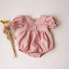 Plaid Baby Girl Cotton One-piece Summer Playsuit