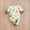 Soft Comfy Dino Baby Romper