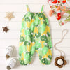 100% Cotton Summer Floral Baby Jumpsuit