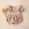 Plaid Baby Girl Cotton One-piece Summer Playsuit
