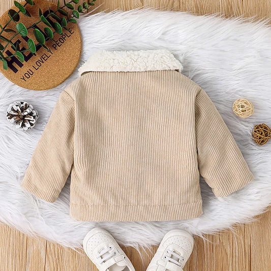 Children's Winter Fleece Corduroy Jacket