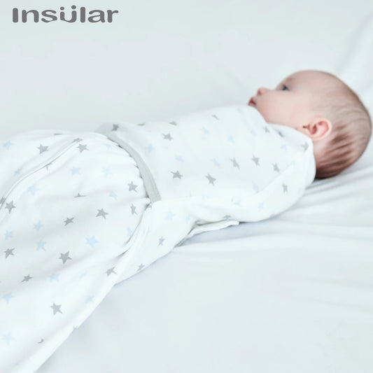 Pure Cotton Anti-Kick Baby Sleeping Bag by INSÜLAR