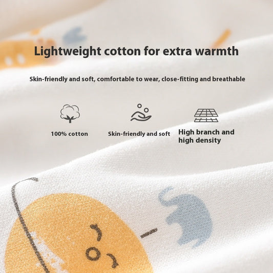 Newborn Pure Cotton Warm Pajamas Set