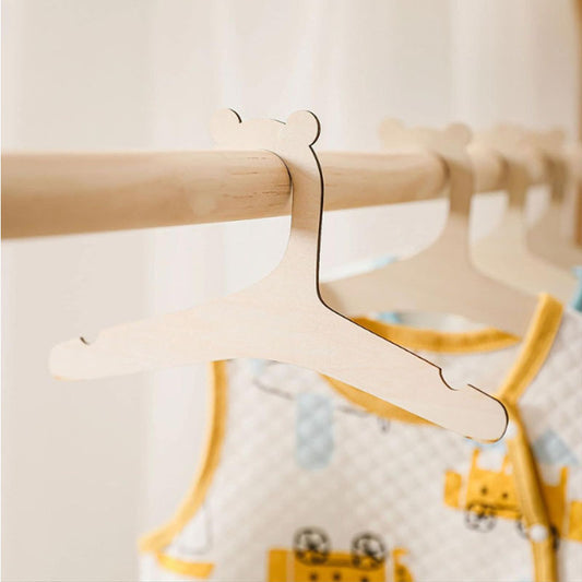 Wooden Bear Clothes Hanger