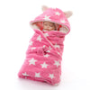 Luxury Fleece Hooded Baby Swaddle