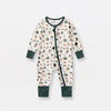 Baby Bamboo Fiber Long Sleeve Pajamas